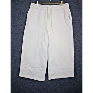 Lululemon Pants Women 12 Beige Loungeful High-Rise Wide Leg‎ Crop 23" Daily EUC